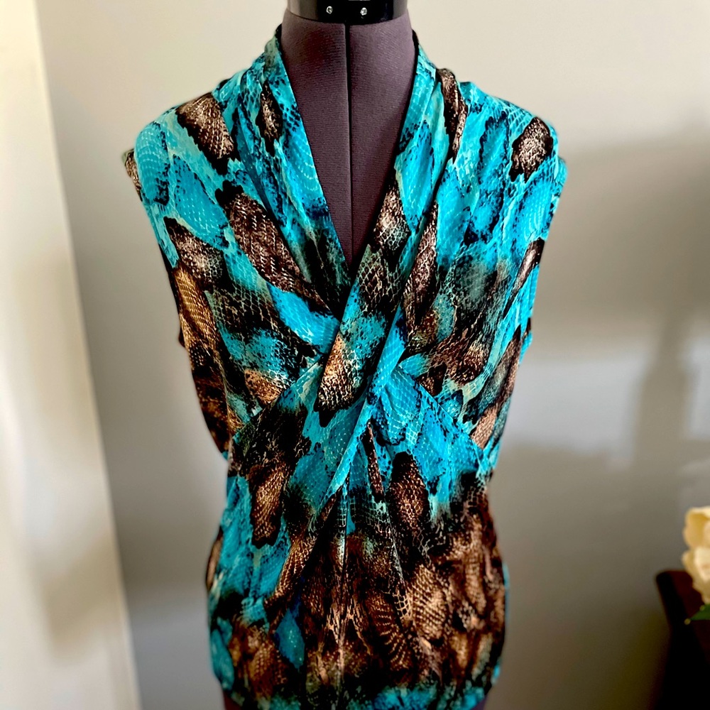 Silky V Neck blouse